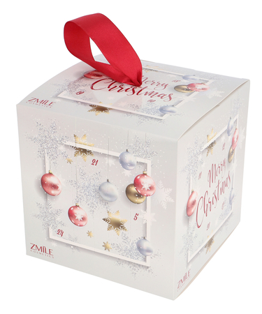 Zmile Advent Calendar Kalendarz Adwentowy Z Kosmetykami Cube Merry Christmas Magenta 1479